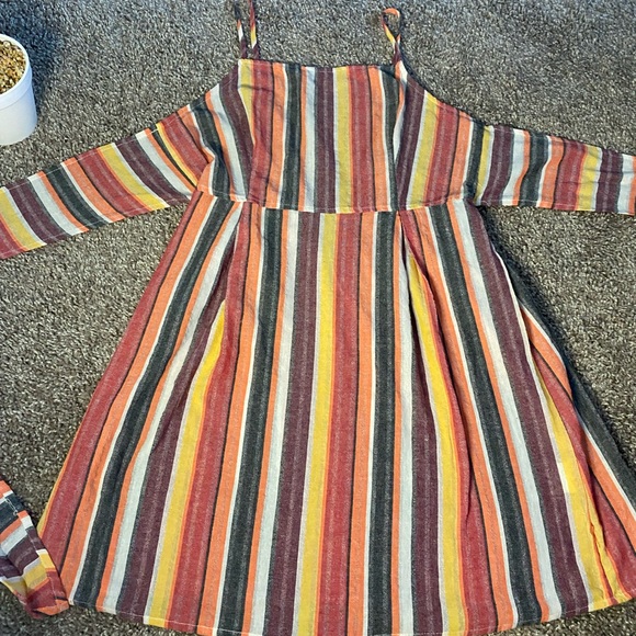 Tie Back Striped Cami Dress - Picture 2 of 5